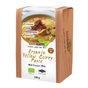 Lum Lum Organic Yellow Curry Paste 100g